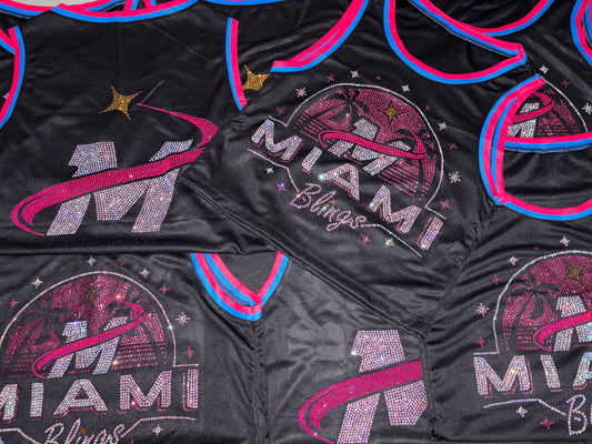 MIAMI BLINGS LOGO CROP JERSEY